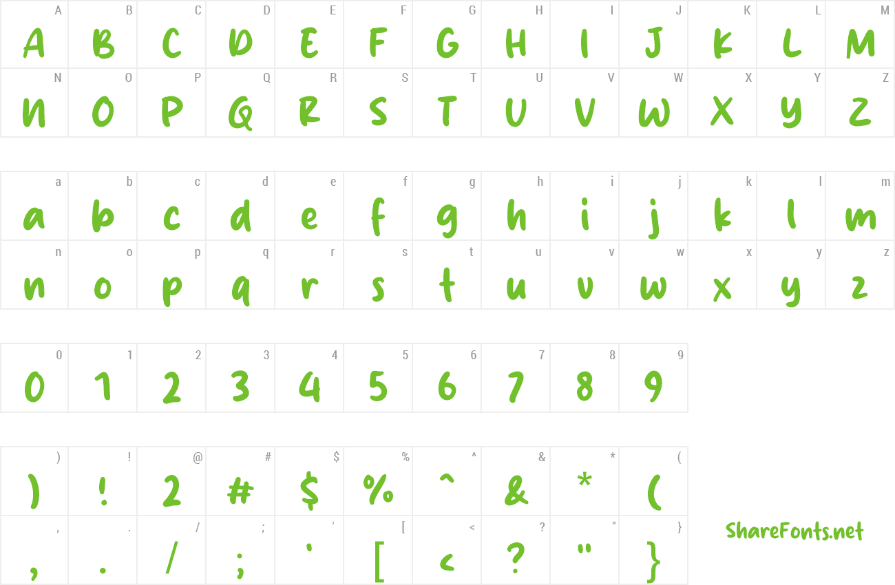 Font Victoria Karen preview